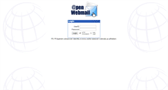 Desktop Screenshot of mail.spanelskesaty.cz